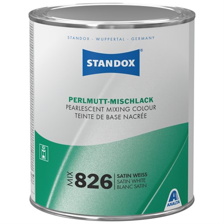 Standox Basecoat Pearl Mix 826 Satinwhite 1L